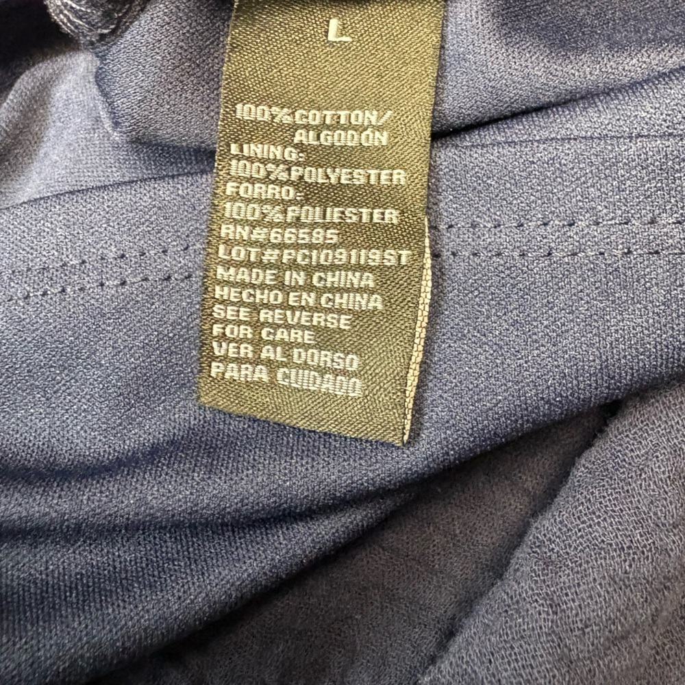 Perceptions New York Navy Dress Size Large - Picture 5 of 6